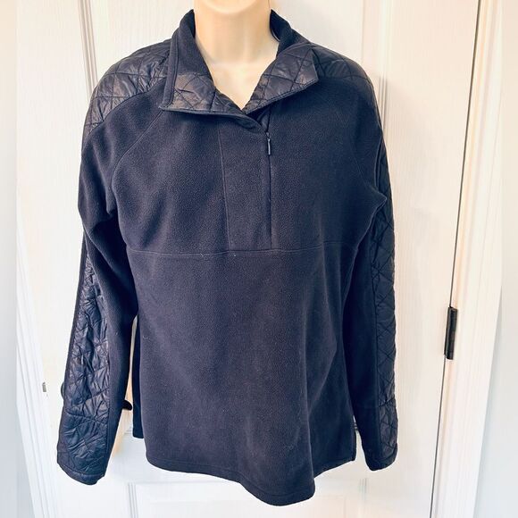 Athleta Vortex Half Zip Navy Fleece Pullover Jacket! - Picture 2 of 7